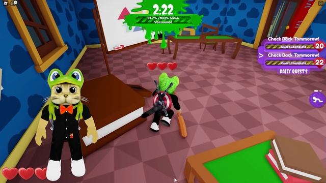 ГИГАНТСКИЙ СЛАЙМ напал на нас в роблокс | Slimey roblox | Слизистый (Слайми) приследует нас смотреть онлайн