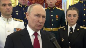 Владимир Путин: Ответ на вопрос журналиста о ситуации на фронте