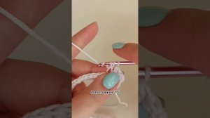 Бантик для волос крючком