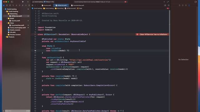 SwiftUI Tutorial: Building a COVID19 Tracking App with Combine, Codable, and Graphs