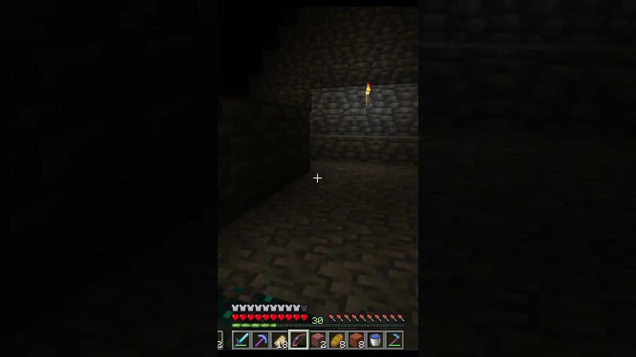 Я испугался его лица в темноте #minecraft #майнкрафт смотреть онлайн