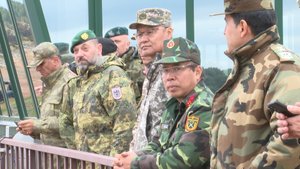 Военные атташе на командно-штабном учении