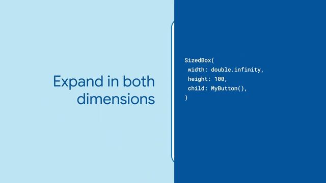 SizedBox (Flutter Widget of the Week)