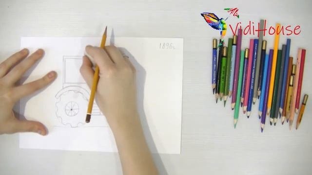 Как нарисовать трактор. #урокирисования #рисованиедлядетей