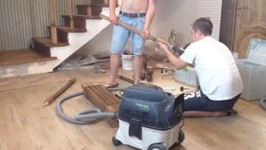 Сборка лестницы часть 2. Установка балясин.