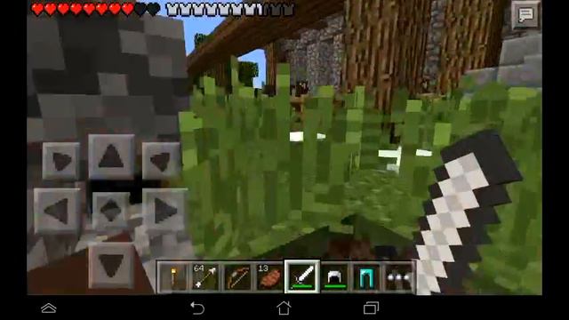 Let's Play Minecraft Pe 0.10.5на скаченой карте смотреть онлайн