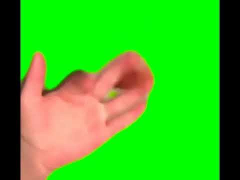 Крутящаяся сосиска. Футаж на зелёном фоне