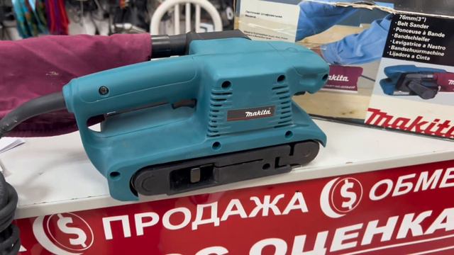 Ленточная шлифмашина Makita 9910 2012года цена 9500₽ смотреть онлайн