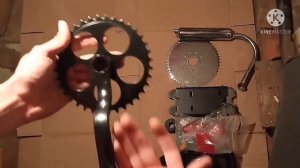 Распаковка 4-х тактного 49сс веломотора!|4-х тактный мотовелосипед #6