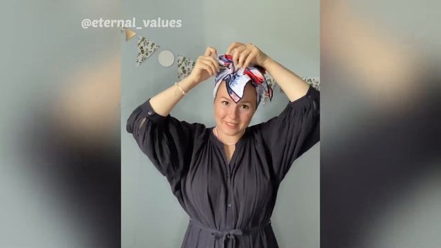 Как завязать шёлковый платок на голове? ЛУЧШИЙ СПОСОБ! Bow scarf tutorial ٠ easy turban