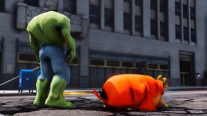 THE HULK VS ANGRY BIRDS RED - EPIC BATTLE