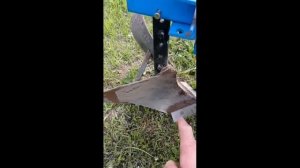 Окучивание картофеля плугом.