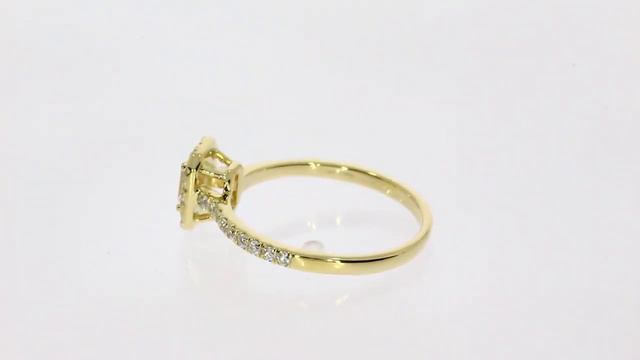 Diamond Engagement Ring "Emerald Camelia" by YB Soul Jewelry Company 💎 RE00201-2 смотреть онлайн