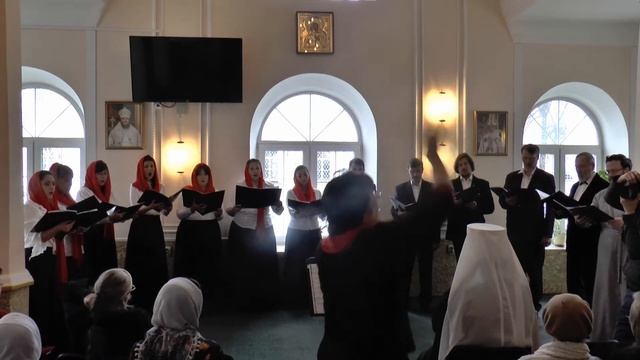 01. А.Кастальский. "Стихи и тропарь Пасхи". Архиерейский хор совместно с хорами смотреть онлайн