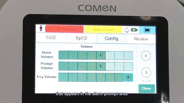 Высоко-поточный респираторный увлажнитель с подогревом COMEN NF5 смотреть онлайн