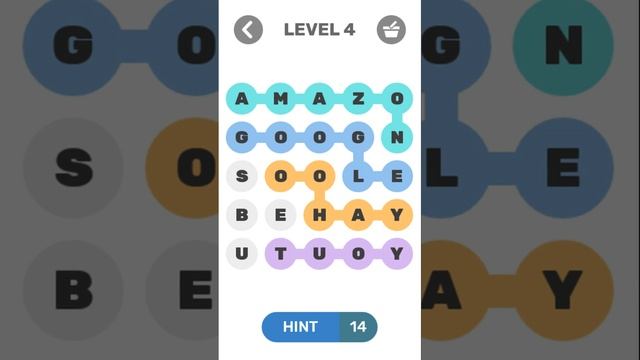 Puzzle game find a word hard level