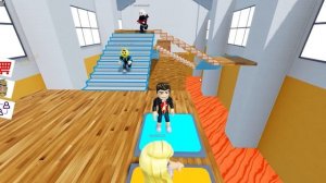 2 НУБА и ДЕВУШКА ПРО ДЕЛАЮТ ПОБЕГ ИЗ ШКОЛЫ В РОБЛОКС ! | Глазастая Морда Minecraft