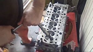 потринг гбц Honda EuroR H22A, расточка седла клапана