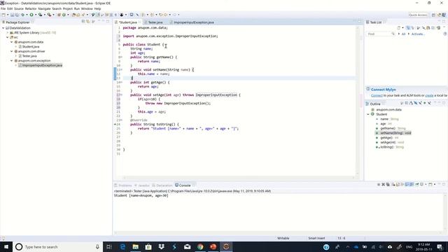 Java Programming Part 1 | Java Exception Handling | Anupom Roy смотреть онлайн