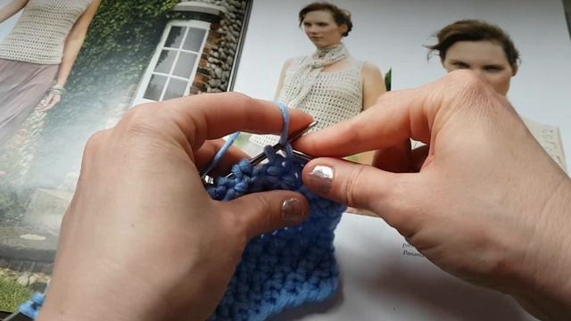 Классный универсальный фоновый узор спицами🧚🏽♀️ knitting pattern.