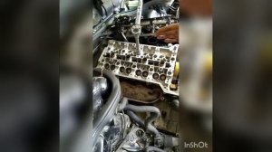 Затяжка головки динамометрическим ключем, двигатель м111 w210 Мерседес