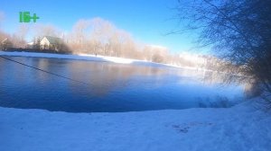 Первая рыбалка на спиннинг на реке Исеть март 2021