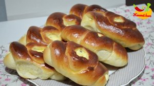 Рецепт Сдобные пирожки с творогом и изюмом