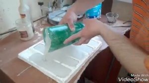 Плитка из гипса и теплона