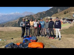 полет в Бире до Big face на параплане