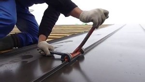 Работа с кровельной рамкой