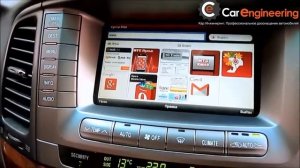 Lexus LX470 - навигация  BGT 2200 на штатном мониторе Лексус