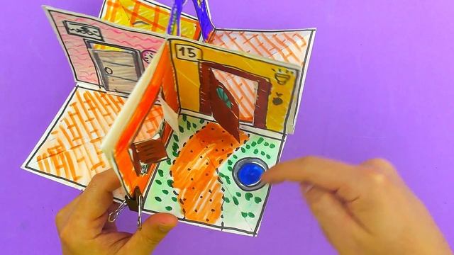 Поделка ДОМИК из бумаги - показываю, что можно сделать
