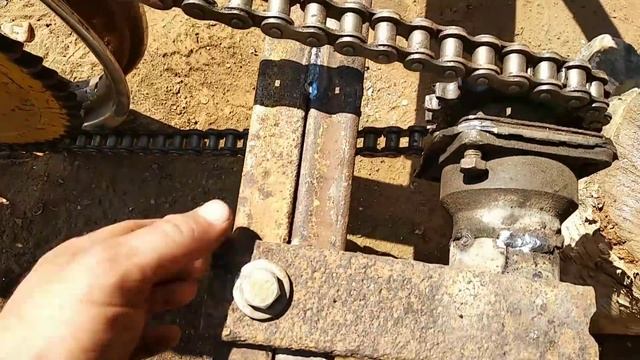 Самодельная роторная косилка из жигулевский мостов .