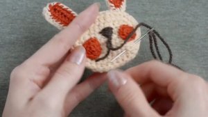 Настольная игра крестики-нолики крючком. Как пришить глазки и вышить носик. Часть 7