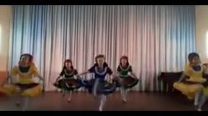 Народно -стилизованный танец "Барыня", хореографический  ансамбль "Арабеск"
