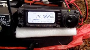 Согласующее устройство на ферритовом стержне от старого радиоприёмника.