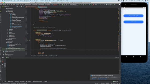 How to Download Files From URL With Progress Bar Android Studio смотреть онлайн