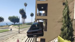ТРЮКИ И ПРИКОЛЫ НА МАШИНЕ ПАРАШЮТЕ ГТА 5 █ GTA 5