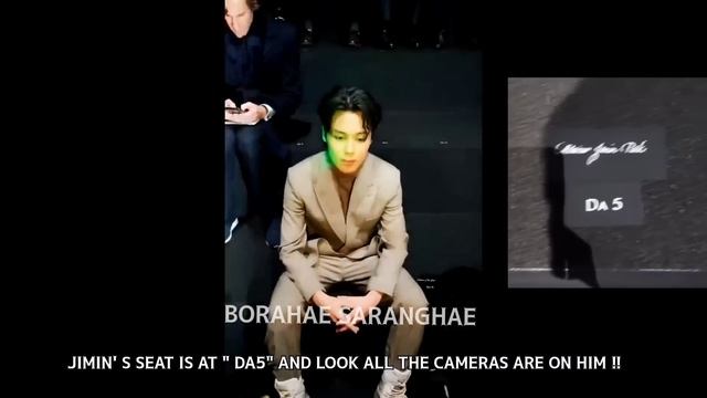 JIMIN & J-HOPE : THE DIOR HOMME MENSWEAR FALL-WINTER 2023-2024 PARIS FASHION WEEK IN PARIS, FRANCE