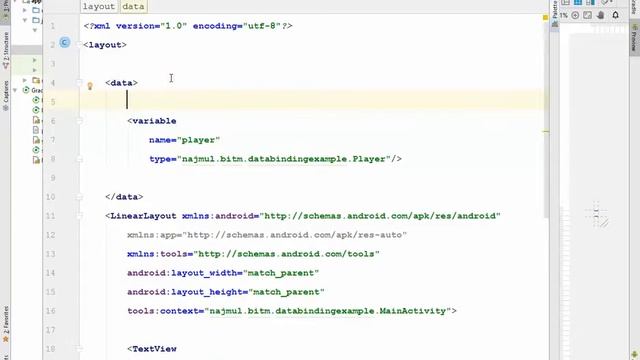 Android Basic Tutorial 31 (object binding)