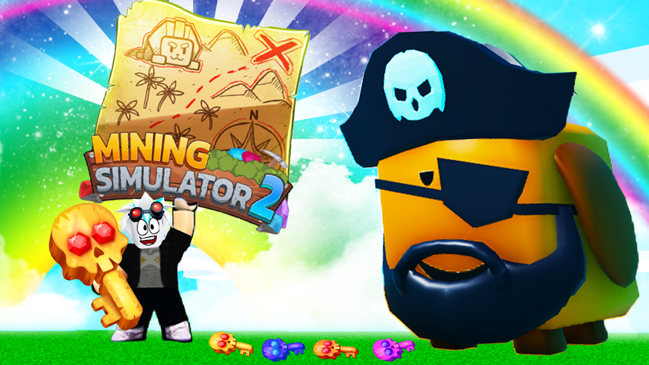 НАШЕЛ ВСЕ КЛЮЧИ И ПОЛУЧИЛ ПИРАТСКОГО ПИТОМЦА В МАЙНИГ СИМУЛЯТОРЕ 2! ROBLOX Mining Simulator 2