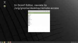 Configure VNC for Linux Mint for Remote Desktop / Desktop Sharing Access