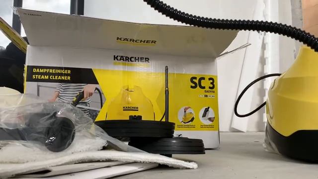 Распаковка — Пароочиститель Karcher SC 3 EasyFix