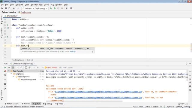 Python Tutorial: 24.0 - UnitTest