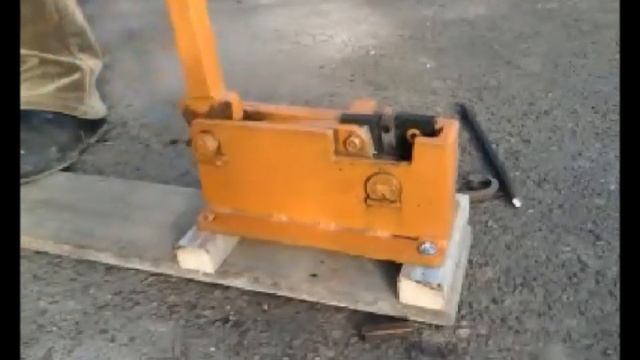 ручной станок для рубки металла
