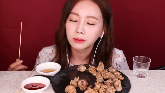 [Mukbang ASMR] 쫄깃쫄깃 술안주! 골뱅이(Whelk) & 소주 한 잔(Soju) | Eating Sounds먹방[Ssoyoung 쏘영 ASMR]