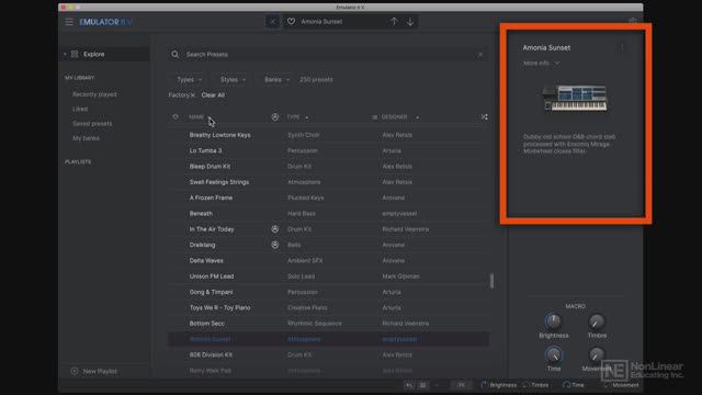 07. Preset Browser