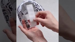 Переделка бейсболки. Делаем отверстие для конского хвоста и потёртости.