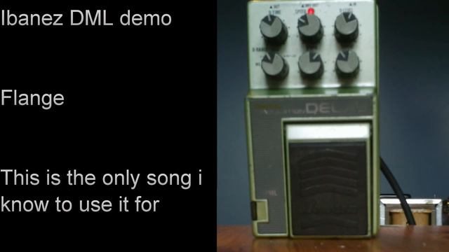 Ibanez DML delay demo смотреть онлайн