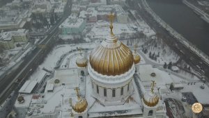 Храм Христа Спасителя. г.Москва. Съемки с высоты - 2019г.